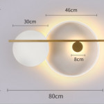 Настенный светодиодный светильник Inodesign Round White 44.4680